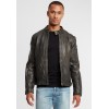 Geaca de Piele Barbati Gipsy Negru/Gri GBArnie NSLROV Geaca de Piele Barbati Gipsy Negru/Gri GBArnie NSLROV - readytowear.ro