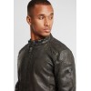 Geaca de Piele Barbati Gipsy Negru/Gri GBArnie NSLROV Geaca de Piele Barbati Gipsy Negru/Gri GBArnie NSLROV - readytowear.ro