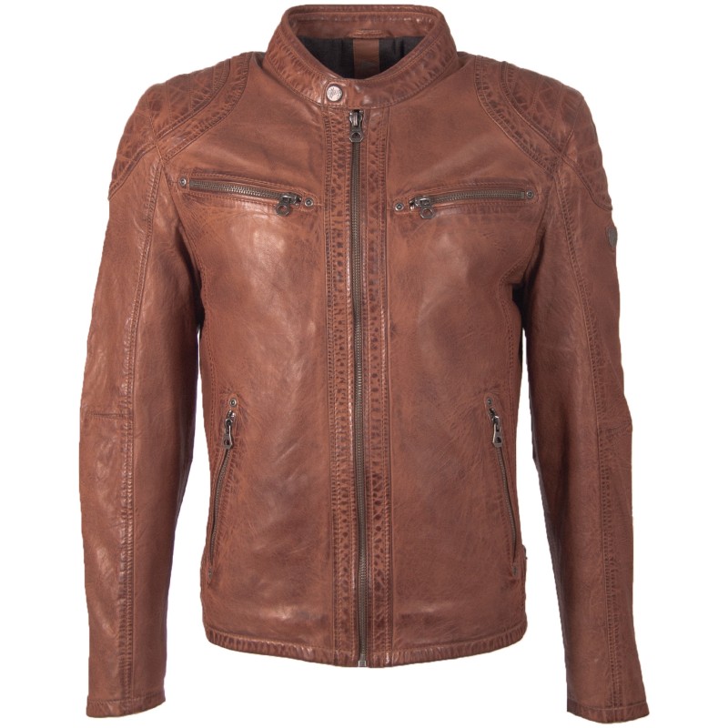 Geaca de Piele Naturala Barbati Gipsy Coniac GBArny STUV – IMBRACAMINTE Geaca de Piele Naturala Barbati Gipsy Coniac GBArny STUV – IMBRACAMINTE