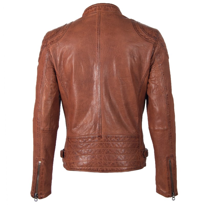 Geaca de Piele Naturala Barbati Gipsy Coniac GBArny STUV – IMBRACAMINTE Geaca de Piele Naturala Barbati Gipsy Coniac GBArny STUV – IMBRACAMINTE