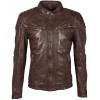 Geaca de Piele Naturala Barbati Gipsy Maro Inchis GBArny STUV Geaca de Piele Naturala Barbati Gipsy Maro Inchis GBArny STUV - readytowear.ro