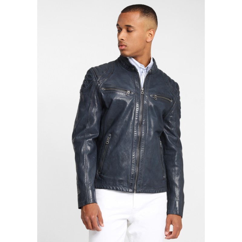 Geaca de Piele Naturala Barbati Gipsy Bleumarin GBArny STUV – IMBRACAMINTE Geaca de Piele Naturala Barbati Gipsy Bleumarin GBArny STUV – IMBRACAMINTE