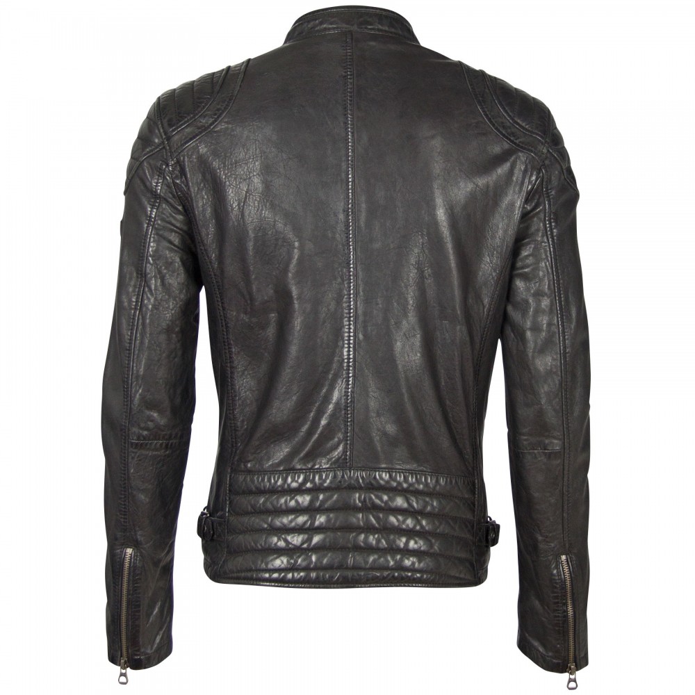 Geaca de Piele Naturala Barbati Gipsy Neagra GBArny STUV Geaca de Piele Naturala Barbati Gipsy Neagra GBArny STUV - readytowear.ro