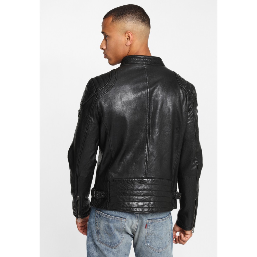 Geaca de Piele Naturala Barbati Gipsy Neagra GBArny STUV Geaca de Piele Naturala Barbati Gipsy Neagra GBArny STUV - readytowear.ro