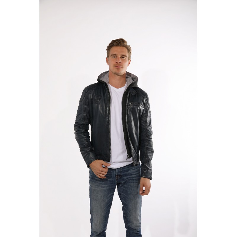 Geaca de Piele Naturala Barbati Gipsy Bleumarin GBArris NSLV – IMBRACAMINTE Geaca de Piele Naturala Barbati Gipsy Bleumarin GBArris NSLV – IMBRACAMINTE