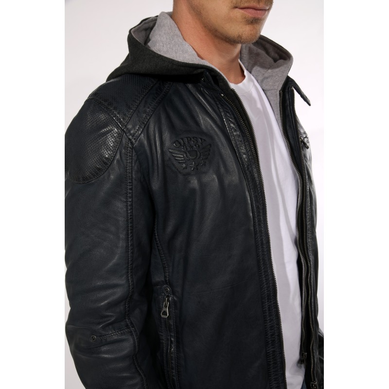 Geaca de Piele Naturala Barbati Gipsy Bleumarin GBArris NSLV – IMBRACAMINTE Geaca de Piele Naturala Barbati Gipsy Bleumarin GBArris NSLV – IMBRACAMINTE