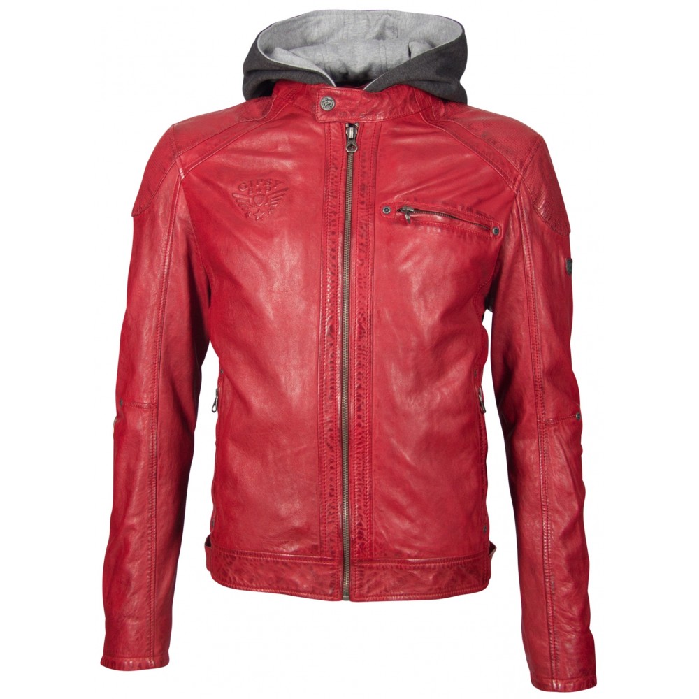 Geaca de Piele Naturala Barbati Gipsy Rosie GBArris NSLV - readytowear