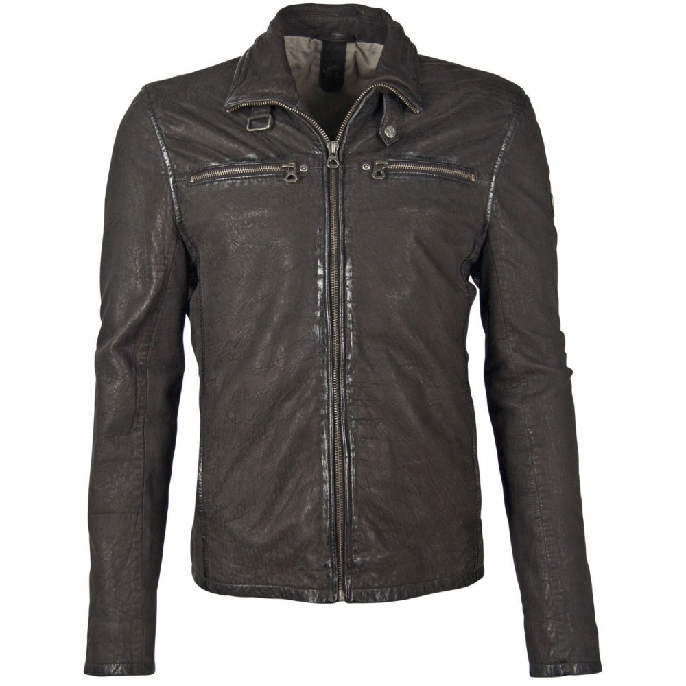 Geaca de Piele Naturala Barbati Gipsy Neagra GBBartos SF LCOUNTV Geaca de Piele Naturala Barbati Gipsy Neagra GBBartos SF LCOUNTV - readytowear.ro