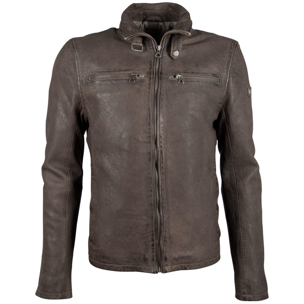 Geaca de Piele Barbati Gipsy Gri Inchis GBBartos SF LCOUNTV – IMBRACAMINTE Geaca de Piele Barbati Gipsy Gri Inchis GBBartos SF LCOUNTV – IMBRACAMINTE