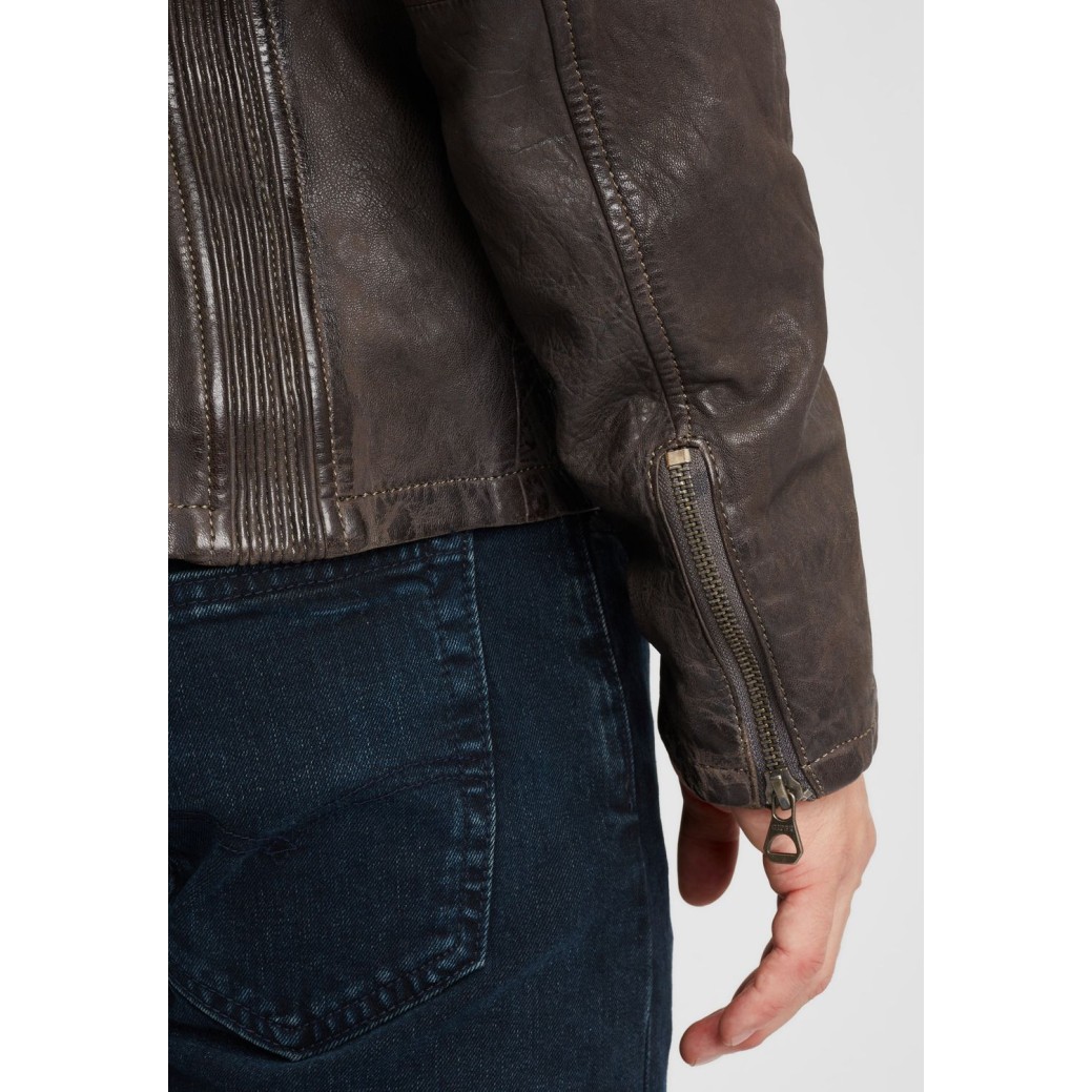 Geaca de Piele Barbati Gipsy Gri Inchis GBBartos SF LCOUNTV – IMBRACAMINTE Geaca de Piele Barbati Gipsy Gri Inchis GBBartos SF LCOUNTV – IMBRACAMINTE