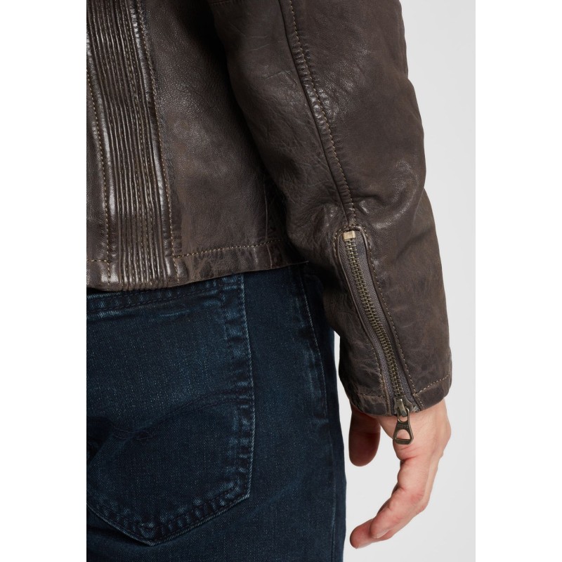 Geaca de Piele Barbati Gipsy Gri Inchis GBBartos SF LCOUNTV – IMBRACAMINTE Geaca de Piele Barbati Gipsy Gri Inchis GBBartos SF LCOUNTV – IMBRACAMINTE