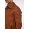 Geaca de Piele Naturala Barbati Gipsy Coniac GBBaxley LATARV Geaca de Piele Naturala Barbati Gipsy Coniac GBBaxley LATARV - readytowear.ro