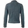 Geaca de Piele Barbati Gipsy Albastra GBBlunt CF LNUV geci de piele - readytowear.ro