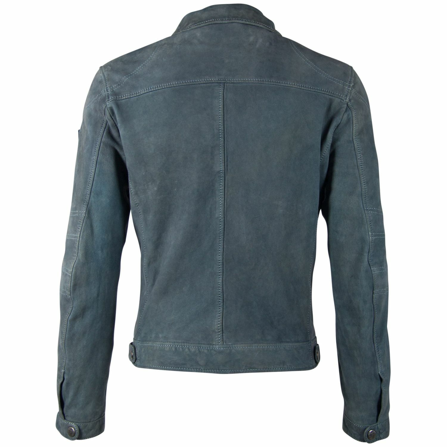 Geaca de Piele Barbati Gipsy Albastra GBBlunt CF LNUV – IMBRACAMINTE