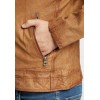 Geaca de Piele Barbati Gipsy Coniac GBBlunt CF LNUV geci de piele - readytowear.ro