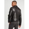 Geaca de Piele Barbati Gipsy Negru/Gri GBBrenton LARIV geci de piele - readytowear.ro