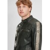 Geaca de Piele Barbati Gipsy Verde Inchis/Gri GBBrenton LARIV geci de piele - readytowear.ro