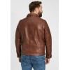 Geaca de Piele Barbati Gipsy Castanie GBCairo CF LAORV geci de piele - readytowear.ro