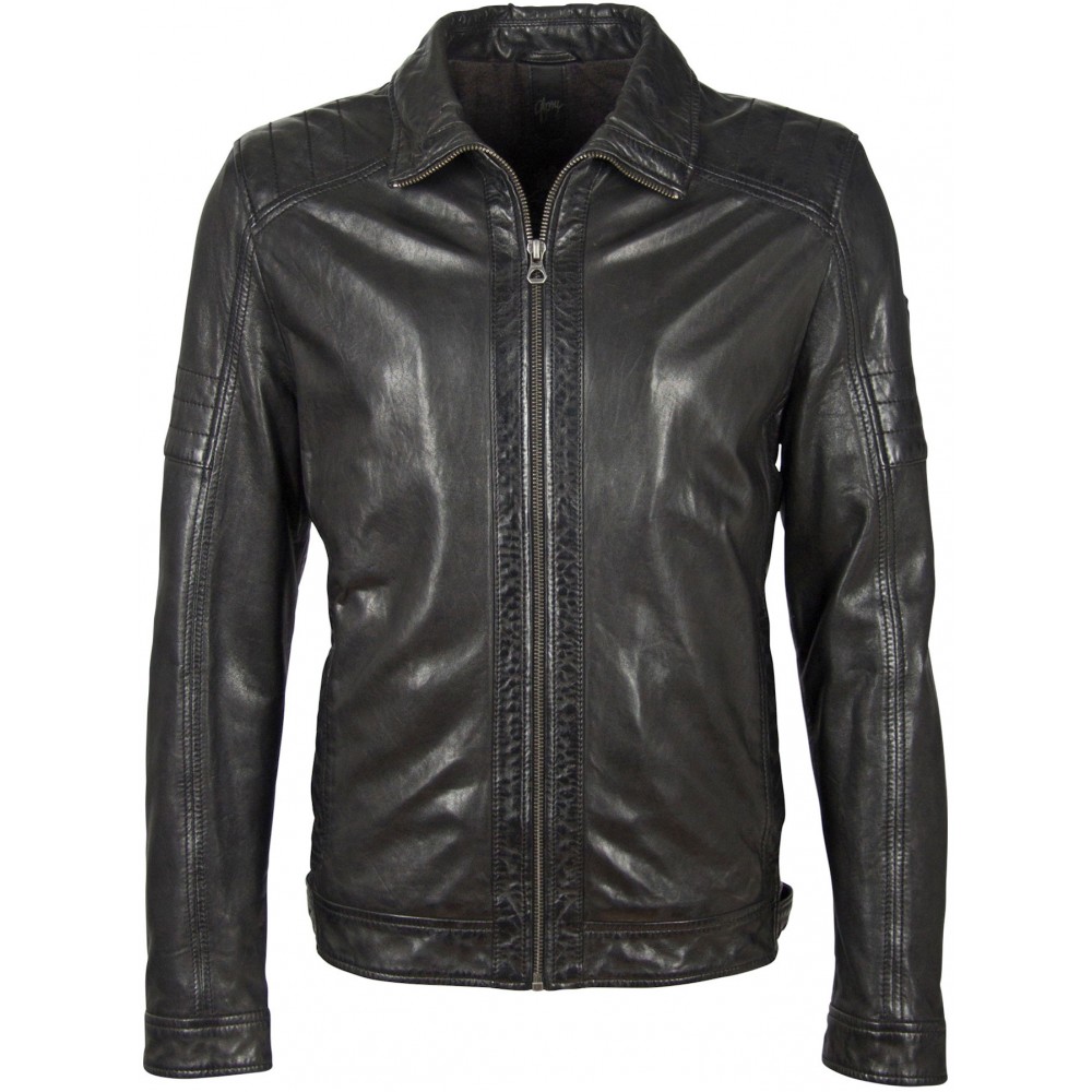 Geaca de Piele Barbati Gipsy Neagra GBCairo Geaca de Piele Barbati Gipsy Neagra GBCairo - readytowear.ro