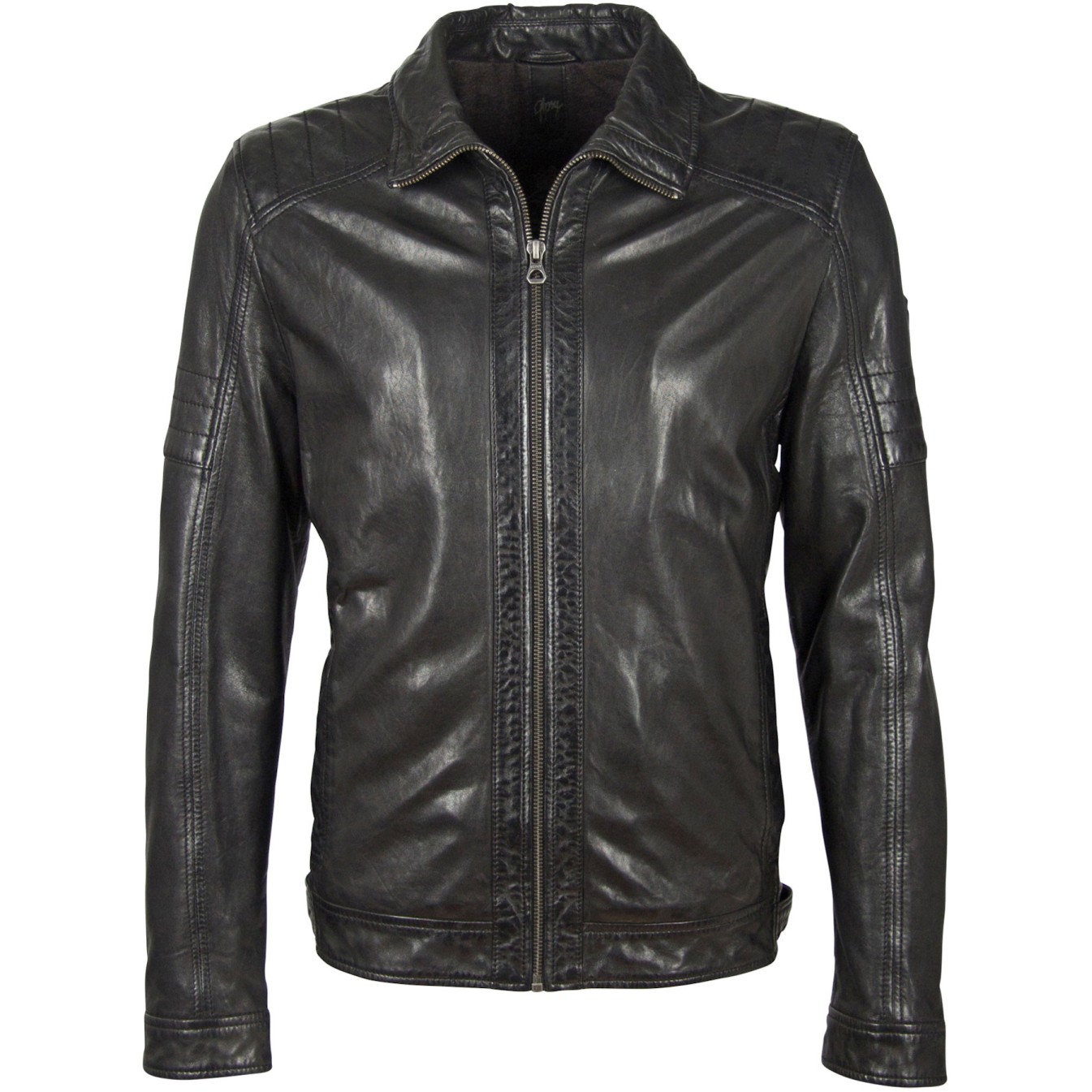 Geaca de Piele Naturala Barbati Gipsy Neagra GBCairo STUV – IMBRACAMINTE