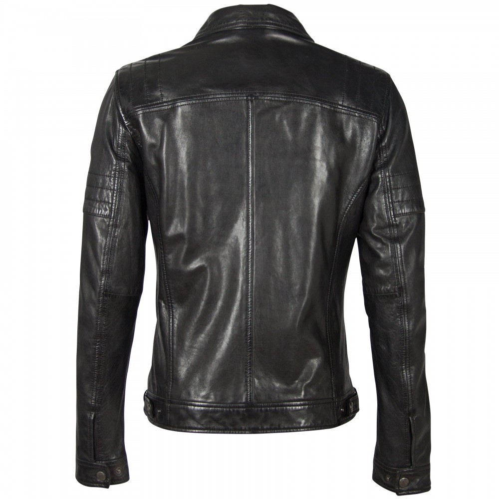 Geaca de Piele Barbati Gipsy Neagra GBCairo Geaca de Piele Barbati Gipsy Neagra GBCairo - readytowear.ro