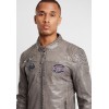 Geaca de Piele Barbati Gipsy Grafit Deschis GBChap LARIV geci de piele - readytowear.ro