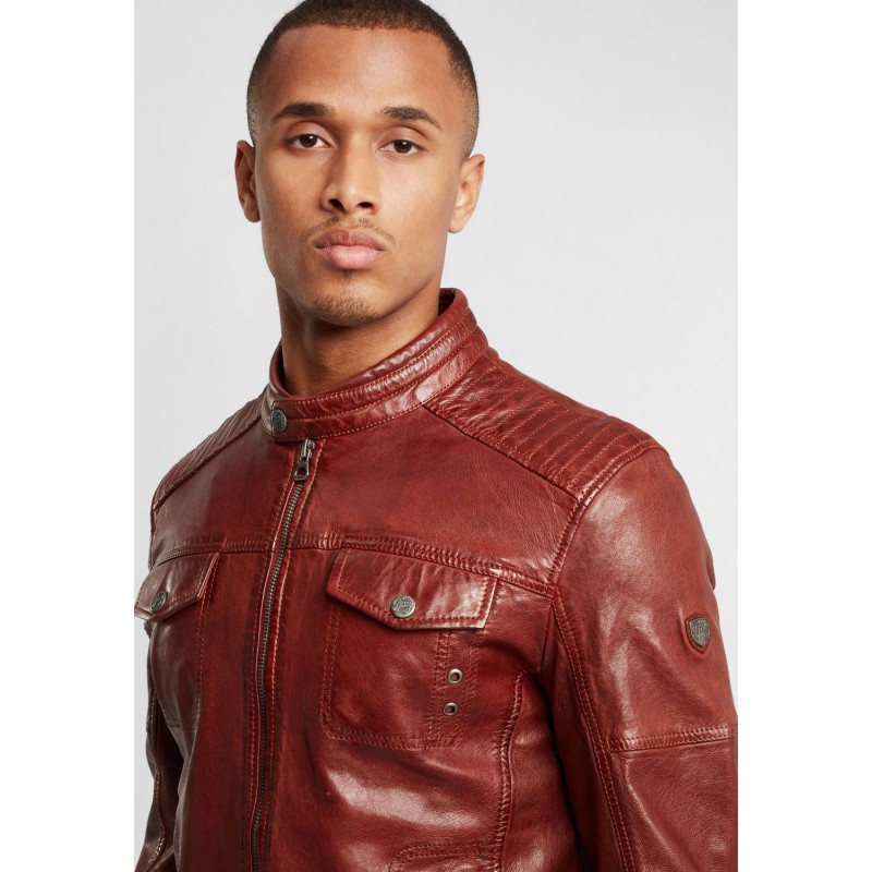 Geaca de Piele Naturala Barbati Gipsy Coniac Inchis GBClancy LABUV – IMBRACAMINTE Geaca de Piele Naturala Barbati Gipsy Coniac Inchis GBClancy LABUV – IMBRACAMINTE