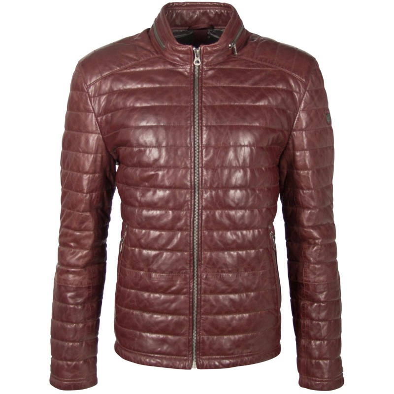 Geaca de Piele Naturala Barbati Gipsy Bordo GBComrie LACEV W – IMBRACAMINTE Geaca de Piele Naturala Barbati Gipsy Bordo GBComrie LACEV W – IMBRACAMINTE