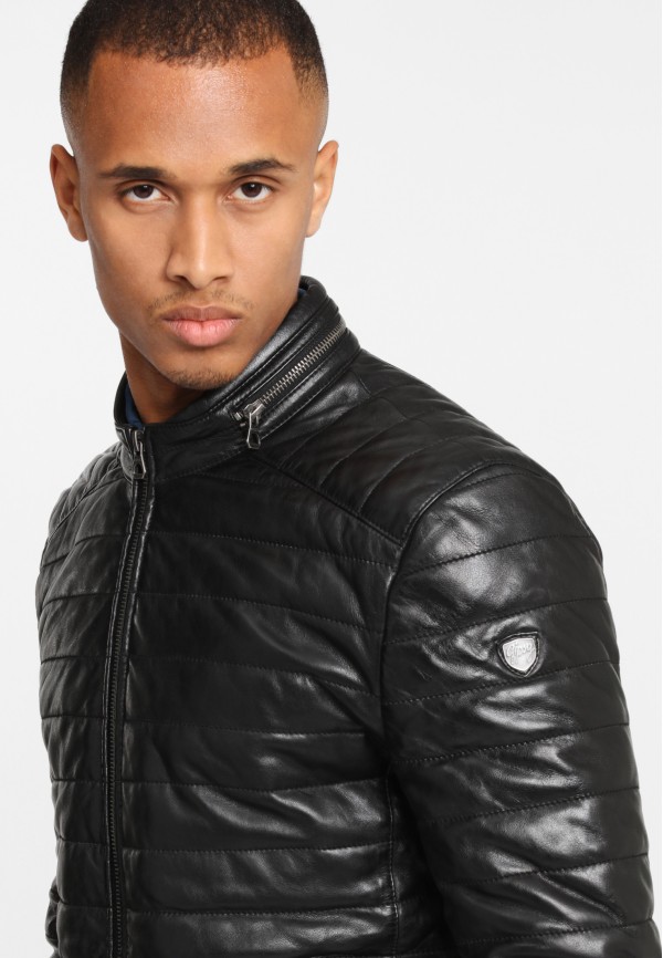 Geaca de Piele Naturala Barbati Gipsy Neagra GBComrie LACEV W – IMBRACAMINTE — fotografia 6