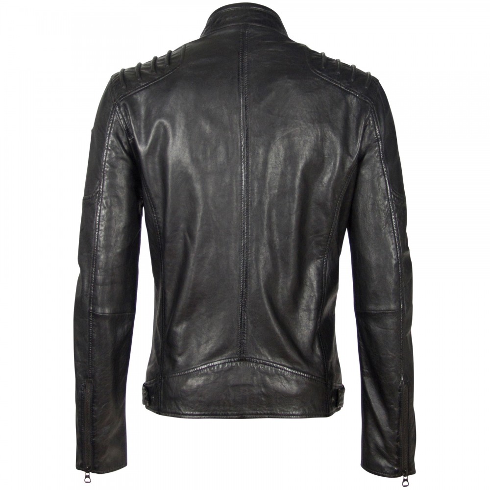 Geaca de Piele Naturala Barbati Gipsy Neagra GBCoulby LATEV Geaca de Piele Naturala Barbati Gipsy Neagra GBCoulby LATEV - readytowear.ro