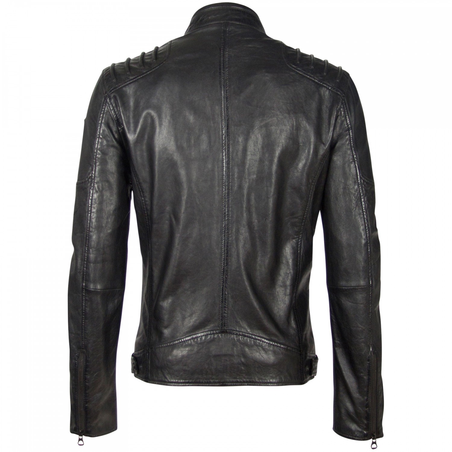 Geaca de Piele Naturala Barbati Gipsy Neagra GBCoulby LATEV – IMBRACAMINTE