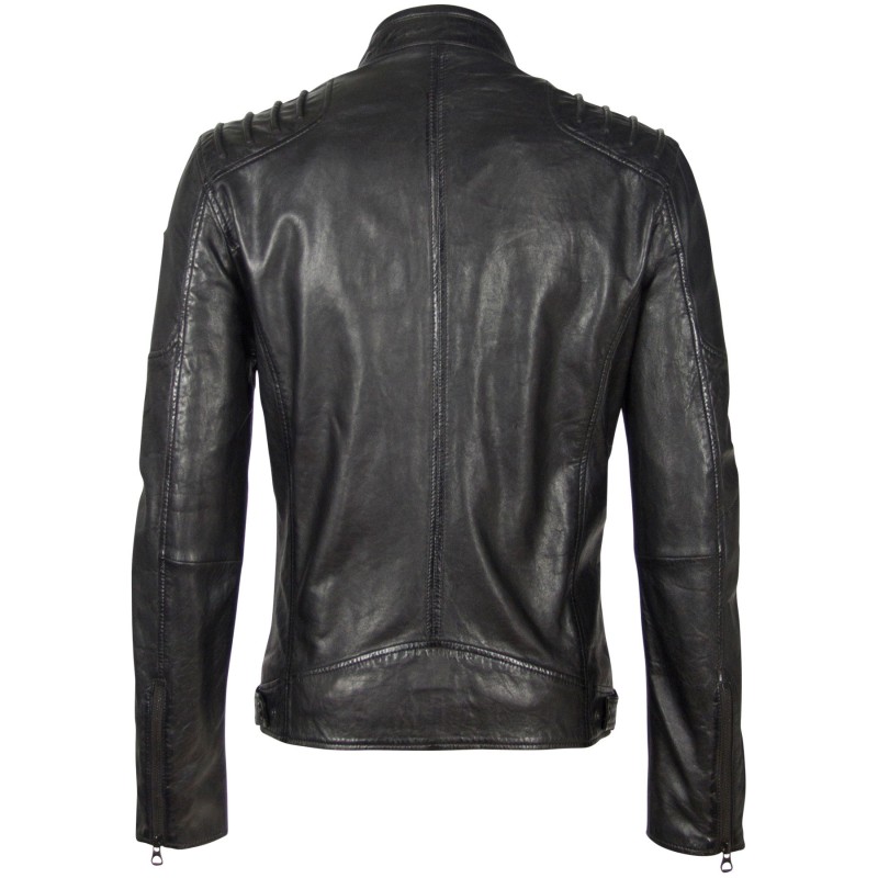 Geaca de Piele Naturala Barbati Gipsy Neagra GBCoulby LATEV – IMBRACAMINTE