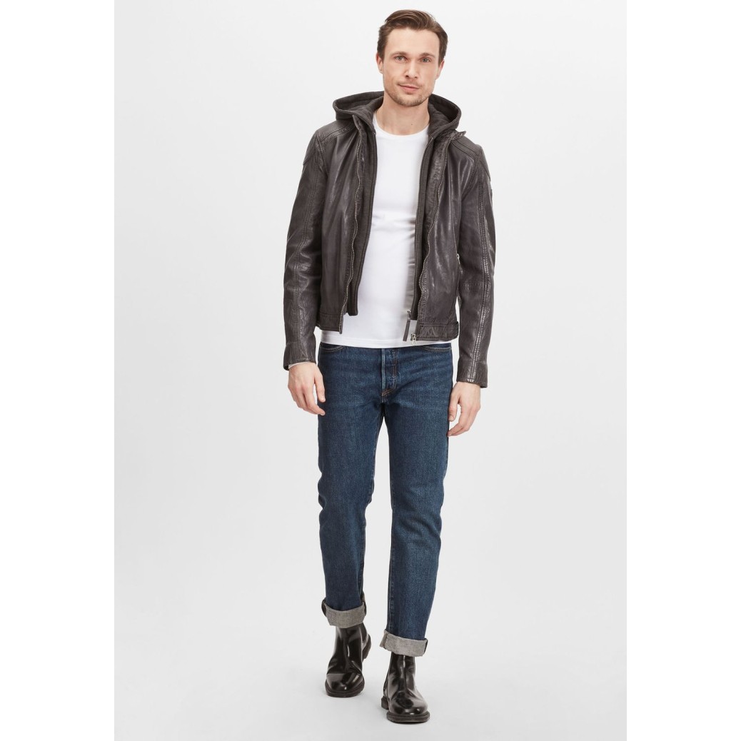 Geaca de Piele Barbati Gipsy Antracit GBDarni LSAV – IMBRACAMINTE Geaca de Piele Barbati Gipsy Antracit GBDarni LSAV – IMBRACAMINTE