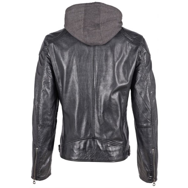 Geaca de Piele Barbati Gipsy Neagra GBDarni – IMBRACAMINTE