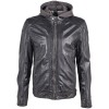 Geaca de Piele Barbati Gipsy Neagra GBDarni LSAV geci de piele - readytowear.ro