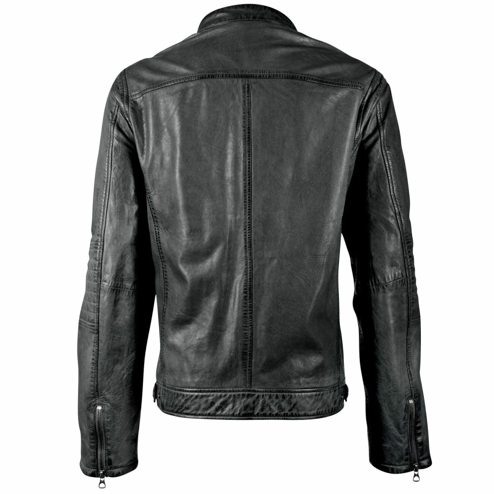Geaca de Piele Barbati Gipsy Neagra GBDavin Geaca de Piele Barbati Gipsy Neagra GBDavin - readytowear.ro