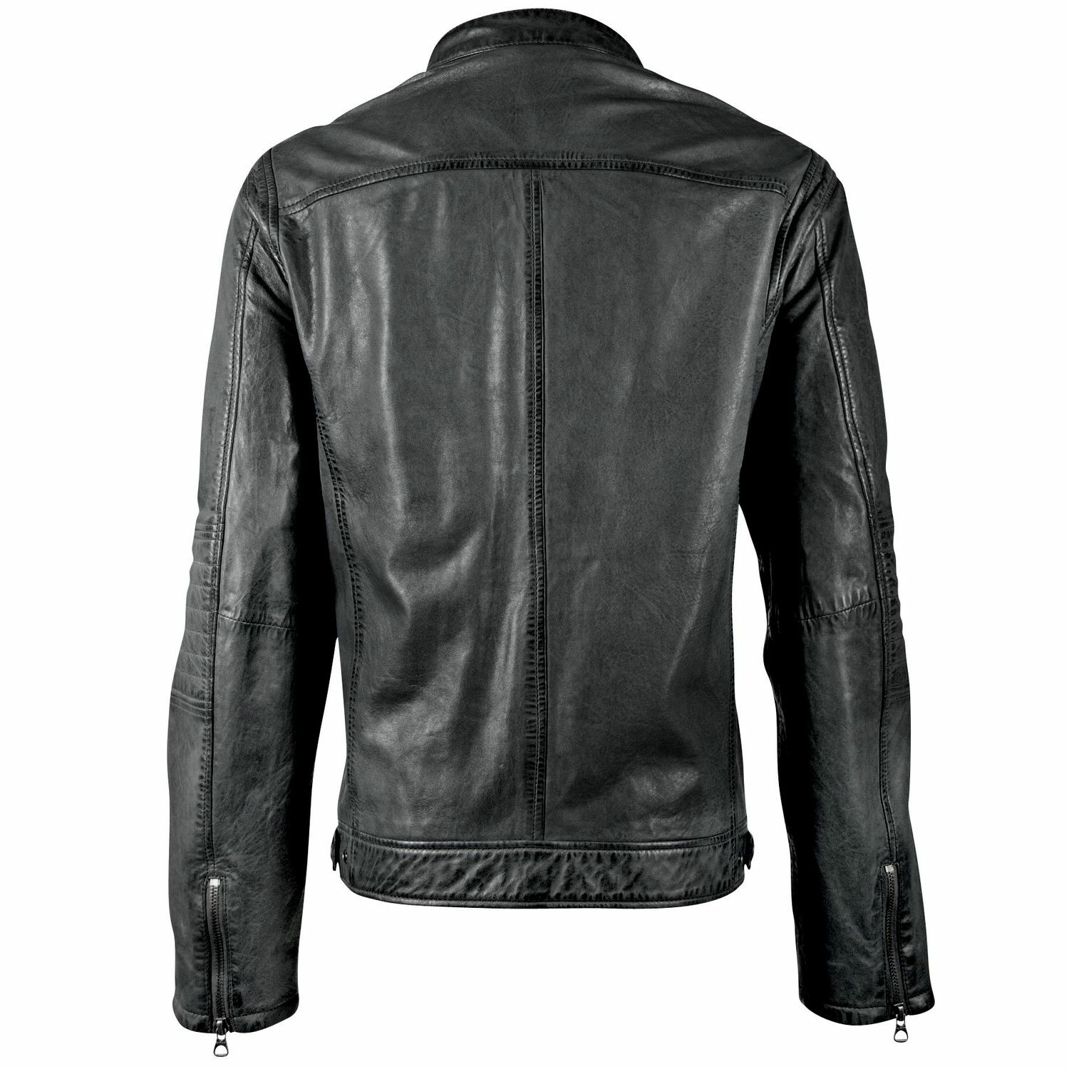 Geaca de Piele Barbati Gipsy Neagra GBDavin – IMBRACAMINTE