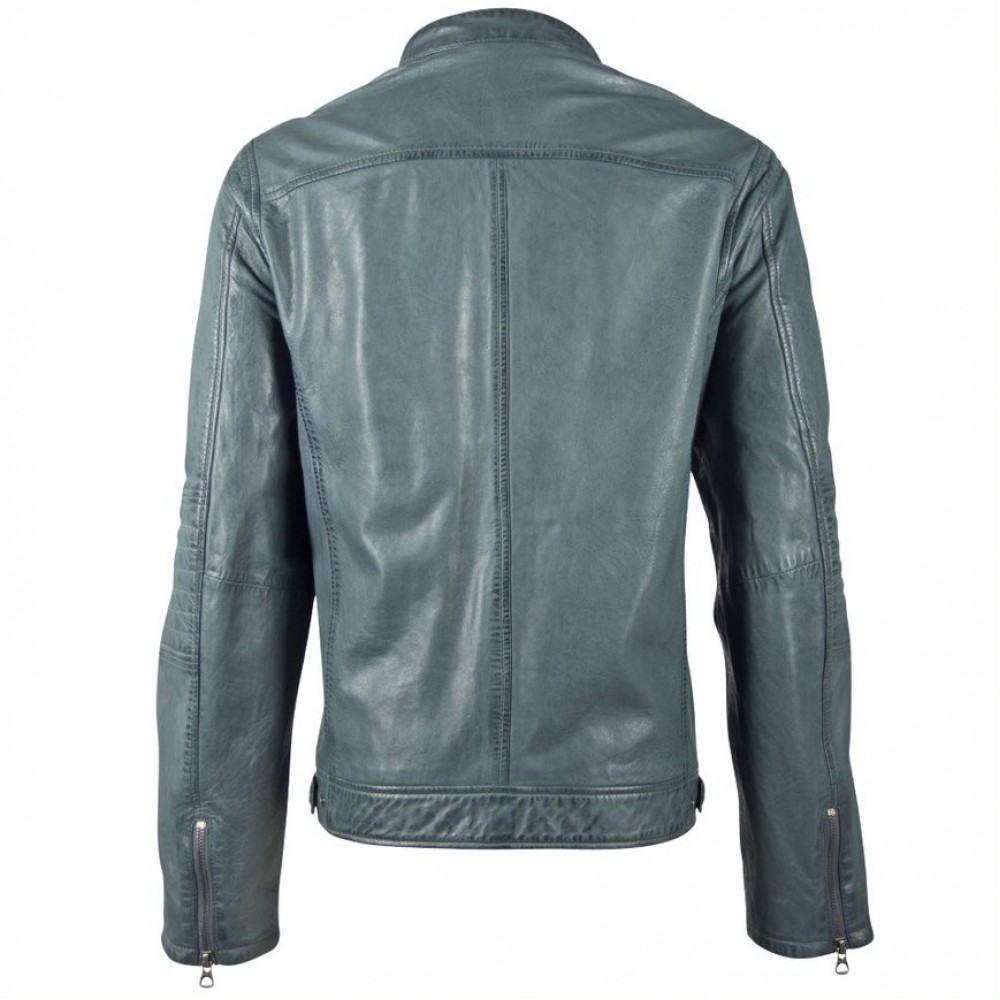 Geaca de Piele Barbati Gipsy Albastru Denim GBDavin Geaca de Piele Barbati Gipsy Albastru Denim GBDavin - readytowear.ro