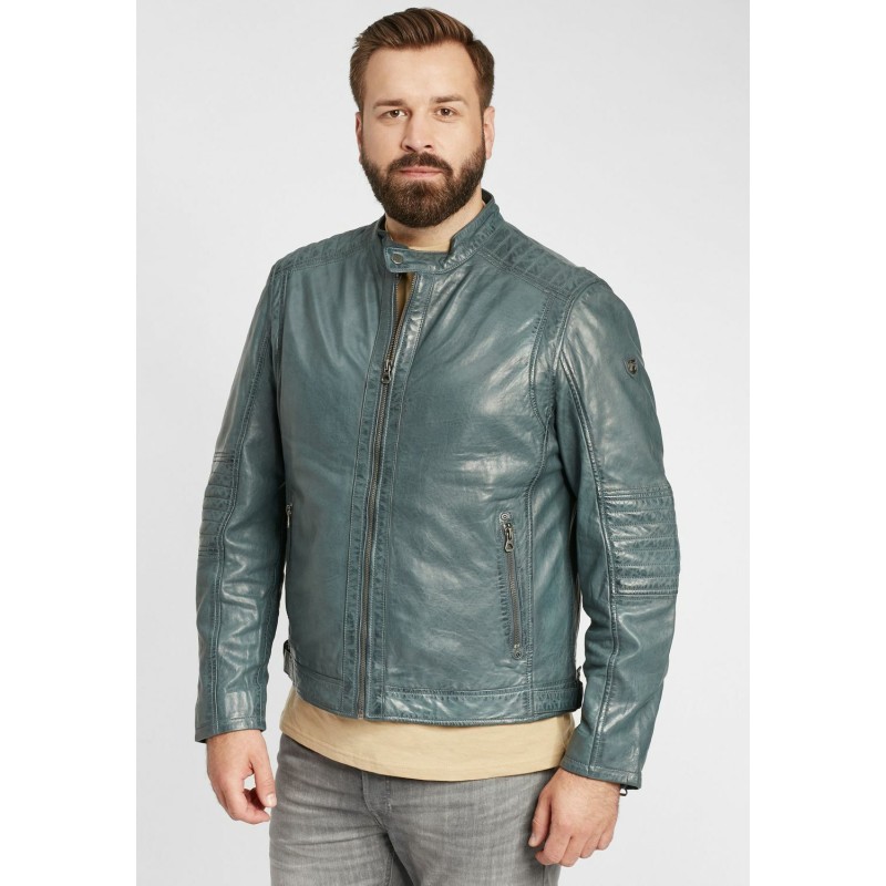 Geaca de Piele Barbati Gipsy Albastru Denim GBDavin – IMBRACAMINTE Geaca de Piele Barbati Gipsy Albastru Denim GBDavin – IMBRACAMINTE