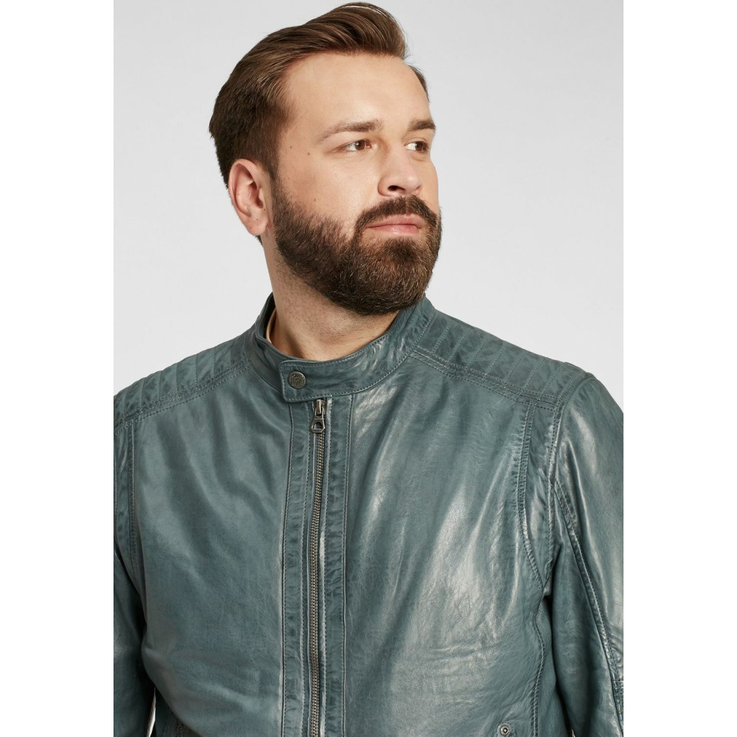 Geaca de Piele Barbati Gipsy Albastru Denim GBDavin – IMBRACAMINTE Geaca de Piele Barbati Gipsy Albastru Denim GBDavin – IMBRACAMINTE