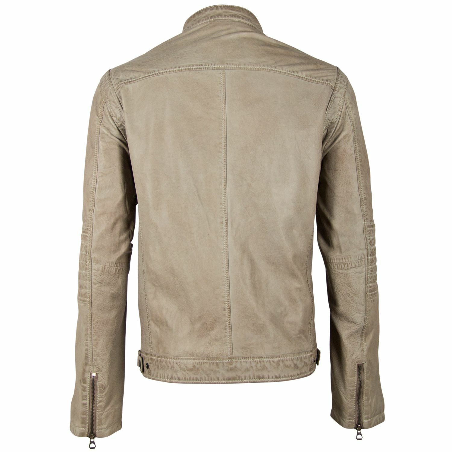 Geaca de Piele Barbati Gipsy Gri GBDavin CF NSLVV – IMBRACAMINTE