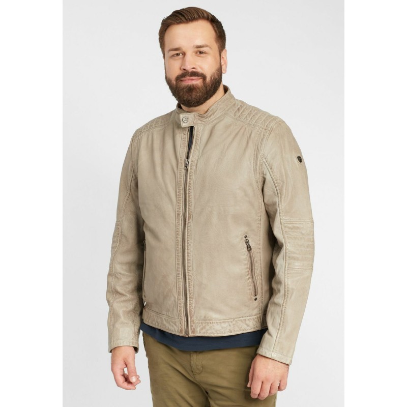 Geaca de Piele Barbati Gipsy Gri GBDavin CF NSLVV – IMBRACAMINTE