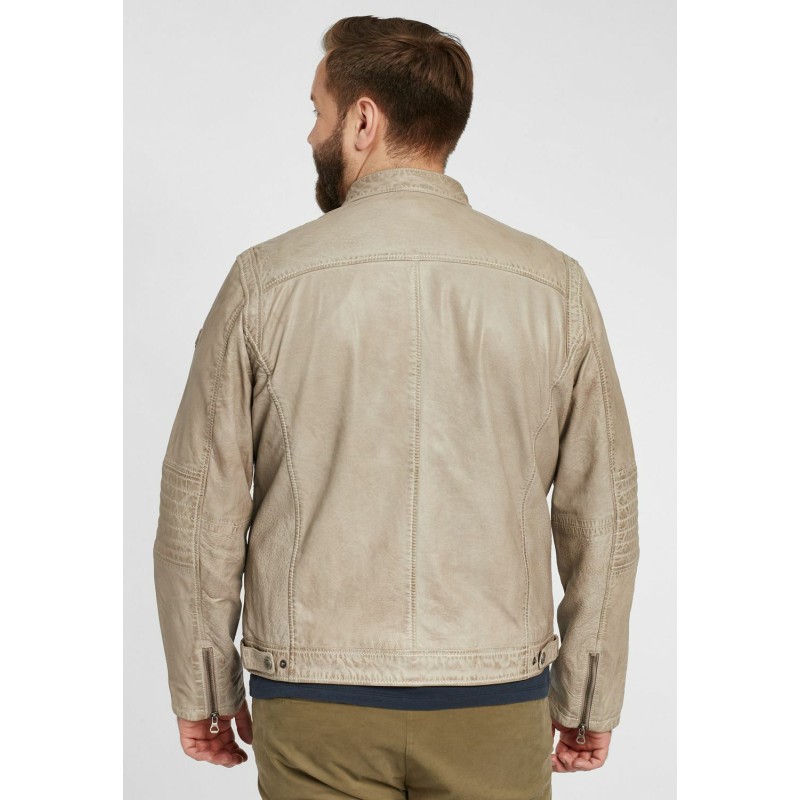 Geaca de Piele Barbati Gipsy Gri GBDavin CF NSLVV – IMBRACAMINTE