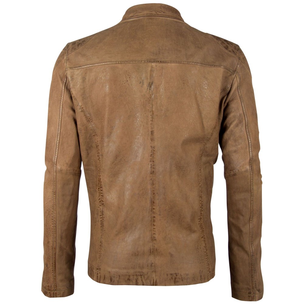 Geaca de Piele Barbati Gipsy Olive GBDavis S21 SF LASIV geci de piele - readytowear.ro