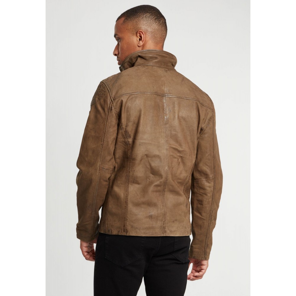 Geaca de Piele Barbati Gipsy Olive GBDavis S21 SF LASIV geci de piele - readytowear.ro