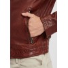 Geaca de Piele Barbati Gipsy Coniac Inchis GBDerry LAORV geci de piele - readytowear.ro