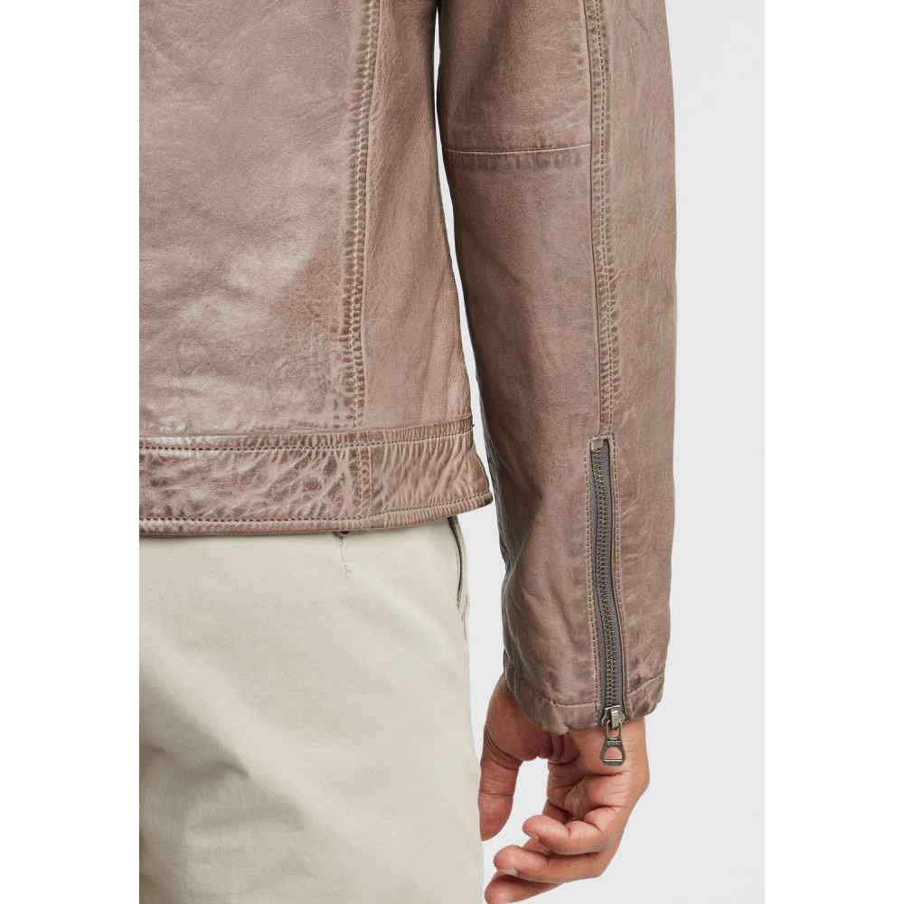 Geaca de Piele Barbati Gipsy Gri Deschis GBDerry LAORV Geaca de Piele Barbati Gipsy Gri Deschis GBDerry LAORV - readytowear.ro