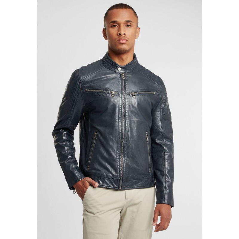 Geaca de Piele Naturala Barbati Gipsy Bleumarin GBDerry LAORV – IMBRACAMINTE Geaca de Piele Naturala Barbati Gipsy Bleumarin GBDerry LAORV – IMBRACAMINTE