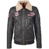 Geaca de Iarna din Piele Barbati Gipsy Neagra GBDubton Geaca de Iarna din Piele Barbati Gipsy Neagra GBDubton - readytowear.ro