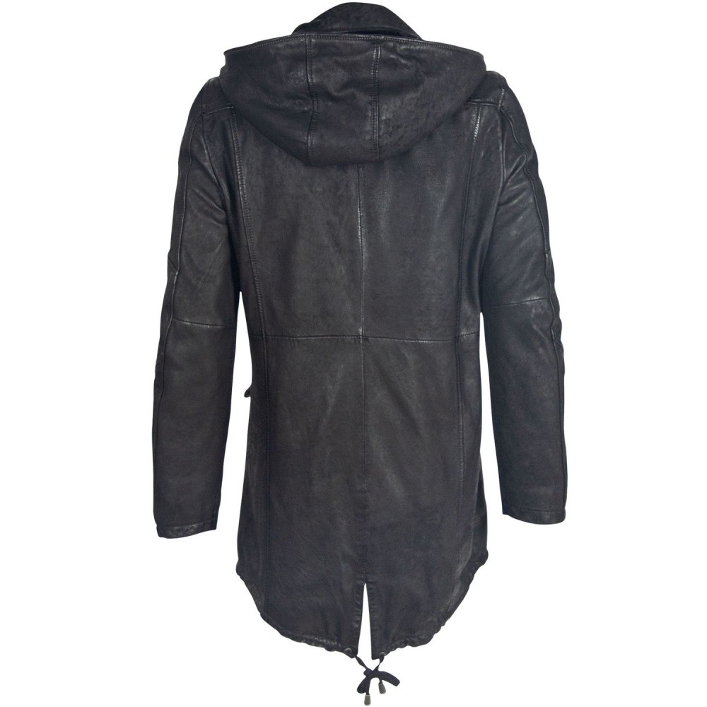 Geaca Lunga de Iarna din Piele Barbati Gipsy Neagra GBEsmond Geaca Lunga de Iarna din Piele Barbati Gipsy Neagra GBEsmond - readytowear.ro